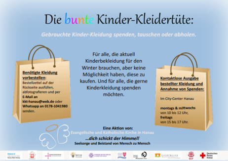 Die bunte Kinder-Kleidertüte